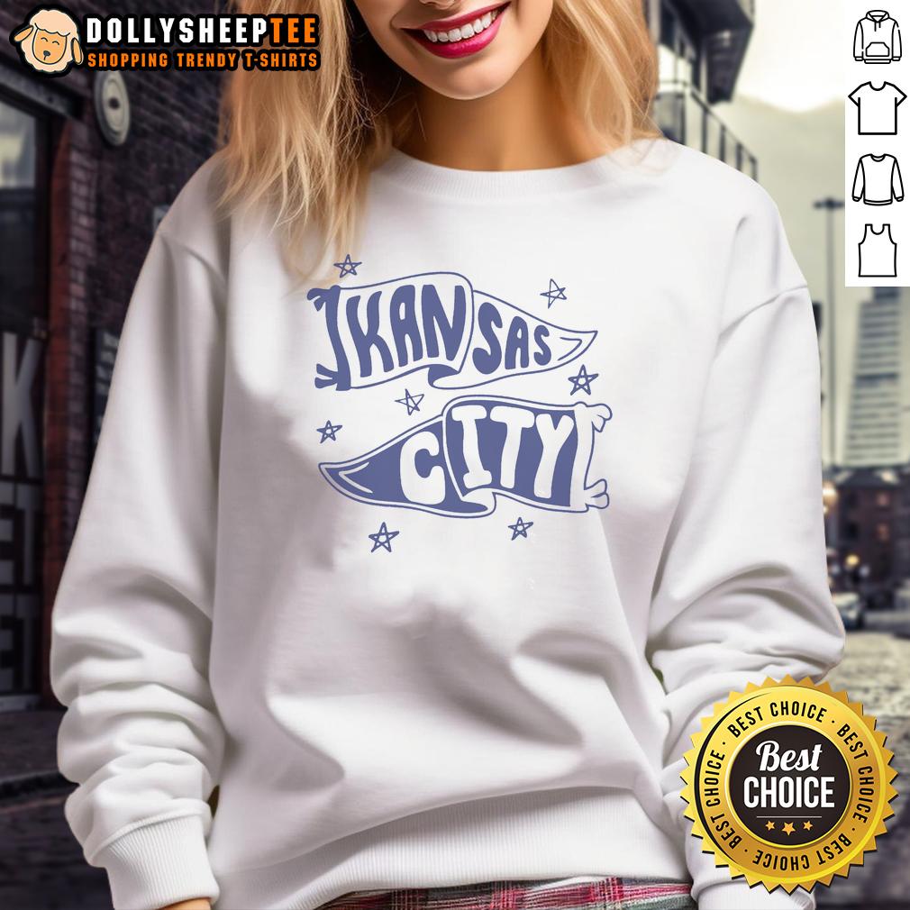 Awesome Kansas City Pennants Sweatshirt Awesome Kansas City Pennants Sweatshirt featuring vibrant designs perfect for sports fans and casual wear.