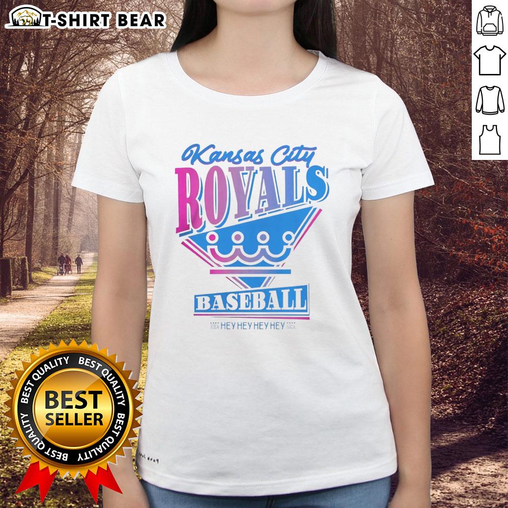 Awesome Kansas City Royals 2026 City Connect Hey Hey Hey Hey Ladies Tee Awesome Kansas City Royals 2026 City Connect Hey Hey Hey Hey Ladies Tee showcasing team pride and vibrant design.