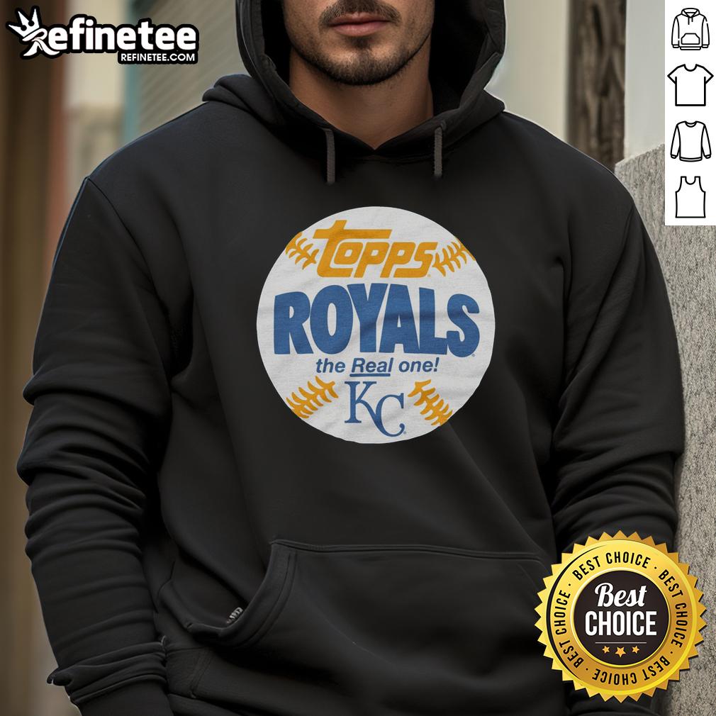 awesome-kansas-city-royals-mlb-x-topps-baseball-the-real-one-hoodie Awesome Kansas City Royals MLB X Topps Baseball hoodie featuring vibrant team colors and logo design, perfect for fans.