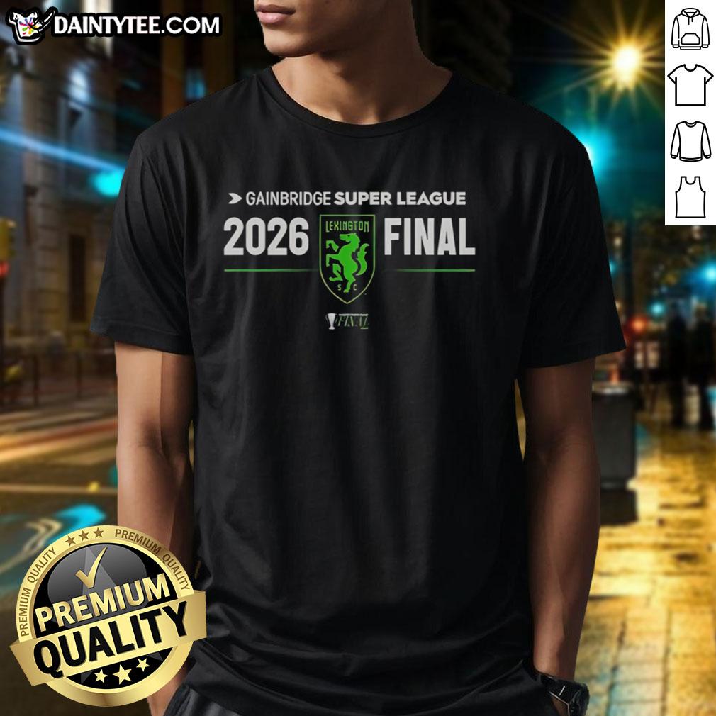 awesome-lexington-sporting-club-gainbridge-super-league-2026-final-t-shirt Awesome Lexington Sporting Club Gainbridge Super League 2026 Final T-Shirt featuring vibrant graphics and team colors.