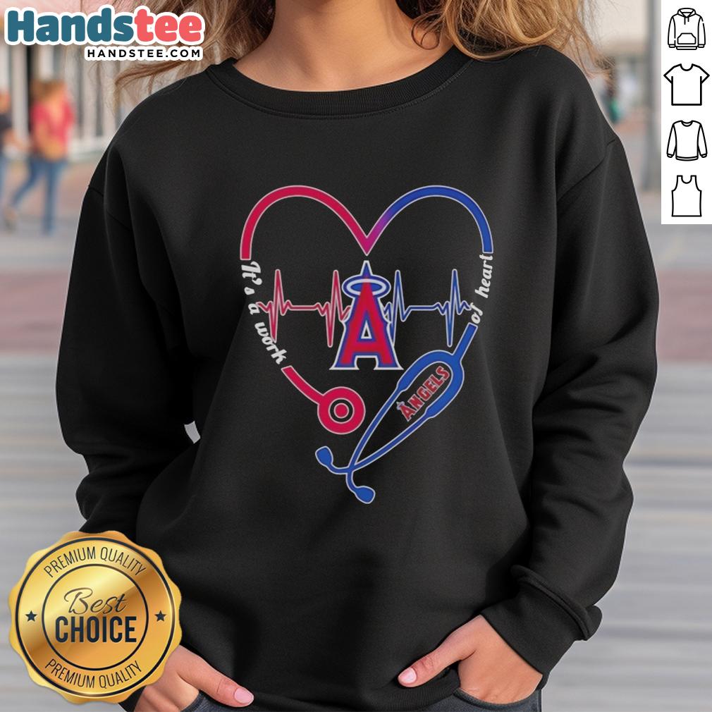 awesome-los-angeles-angels-stethoscope-heartbeat-its-a-work-of-heart-sweatshirt Awesome Los Angeles Angels stethoscope heartbeat sweatshirt, a perfect blend of sports and style for fans.
