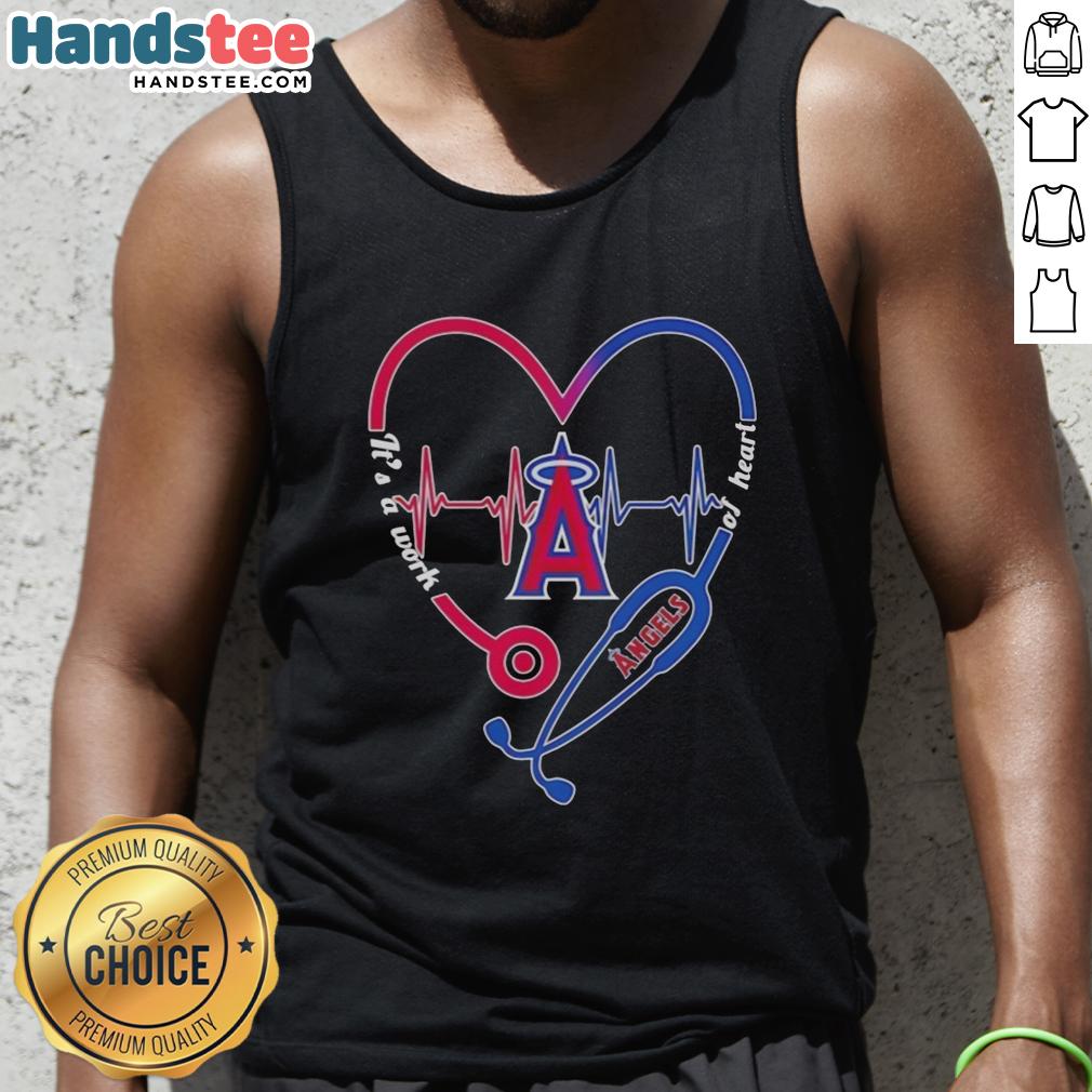 awesome-los-angeles-angels-stethoscope-heartbeat-its-a-work-of-heart-tank-top Awesome Los Angeles Angels stethoscope heartbeat tank top, perfect for baseball fans and healthcare professionals.
