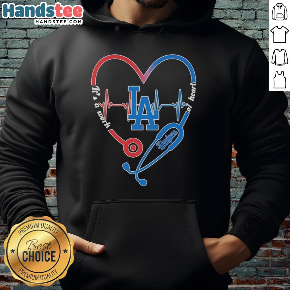 awesome-los-angeles-dodgers-stethoscope-heartbeat-its-a-work-of-heart-hoodie Los Angeles Dodgers hoodie featuring a stethoscope heartbeat design, showcasing team spirit and love for baseball.