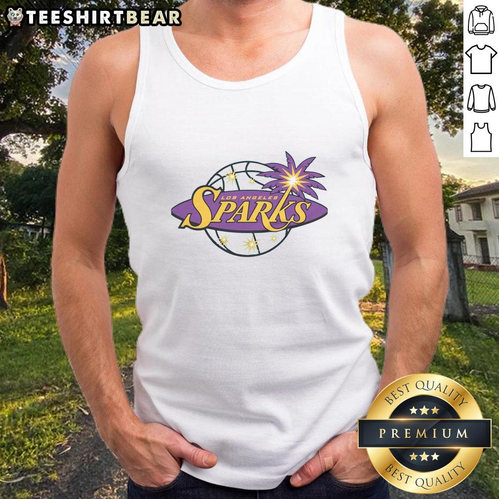 awesome-los-angeles-sparks-97-tank-top Awesome Los Angeles Sparks '97 T-Shirt - Image 4