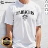 Awesome Mariachis Day Of The Dead Sugar Skull T-Shirt featuring vibrant colors and intricate sugar skull design.