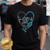 Awesome Miami Marlins Stethoscope Heartbeat T-Shirt showcasing team spirit and passion for baseball in a stylish design.