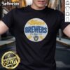 Awesome Milwaukee Brewers MLB x Topps Baseball 'The Real One' T-shirt featuring team logo and stylish design.