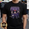 Awesome Minnesota Frost Cartoon Team Ice Hockey T-Shirt featuring a playful design perfect for hockey fans.