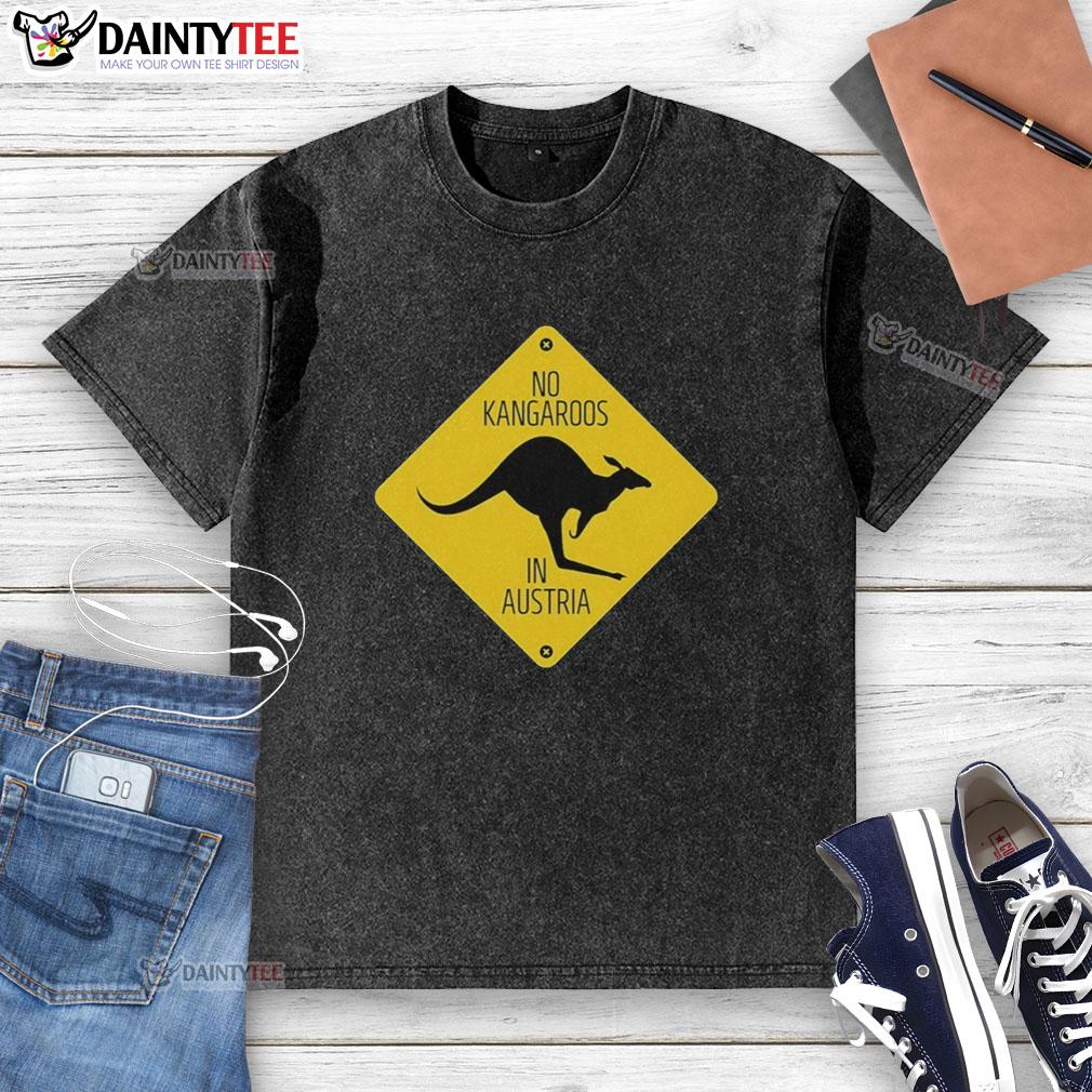 awesome-no-kangaroos-in-austria-logo-washed-t-shirt Alt Text: Awesome No Kangaroos In Austria logo on a stylish washed t-shirt, perfect for casual wear and travel enthusiasts.