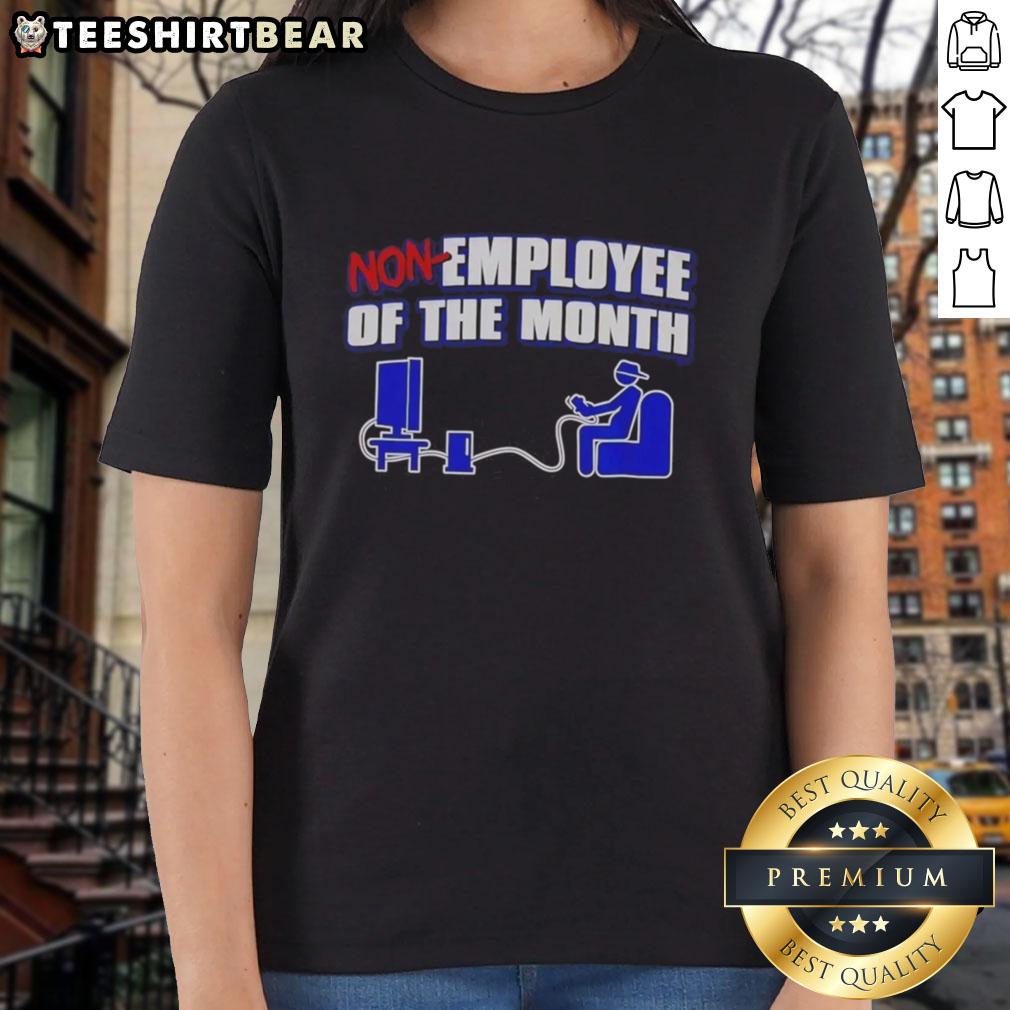 awesome-non-employee-of-the-month-ladies-tee Awesome Non Employee of the Month Ladies Tee featuring a fun graphic design, perfect for casual outings and gifts.