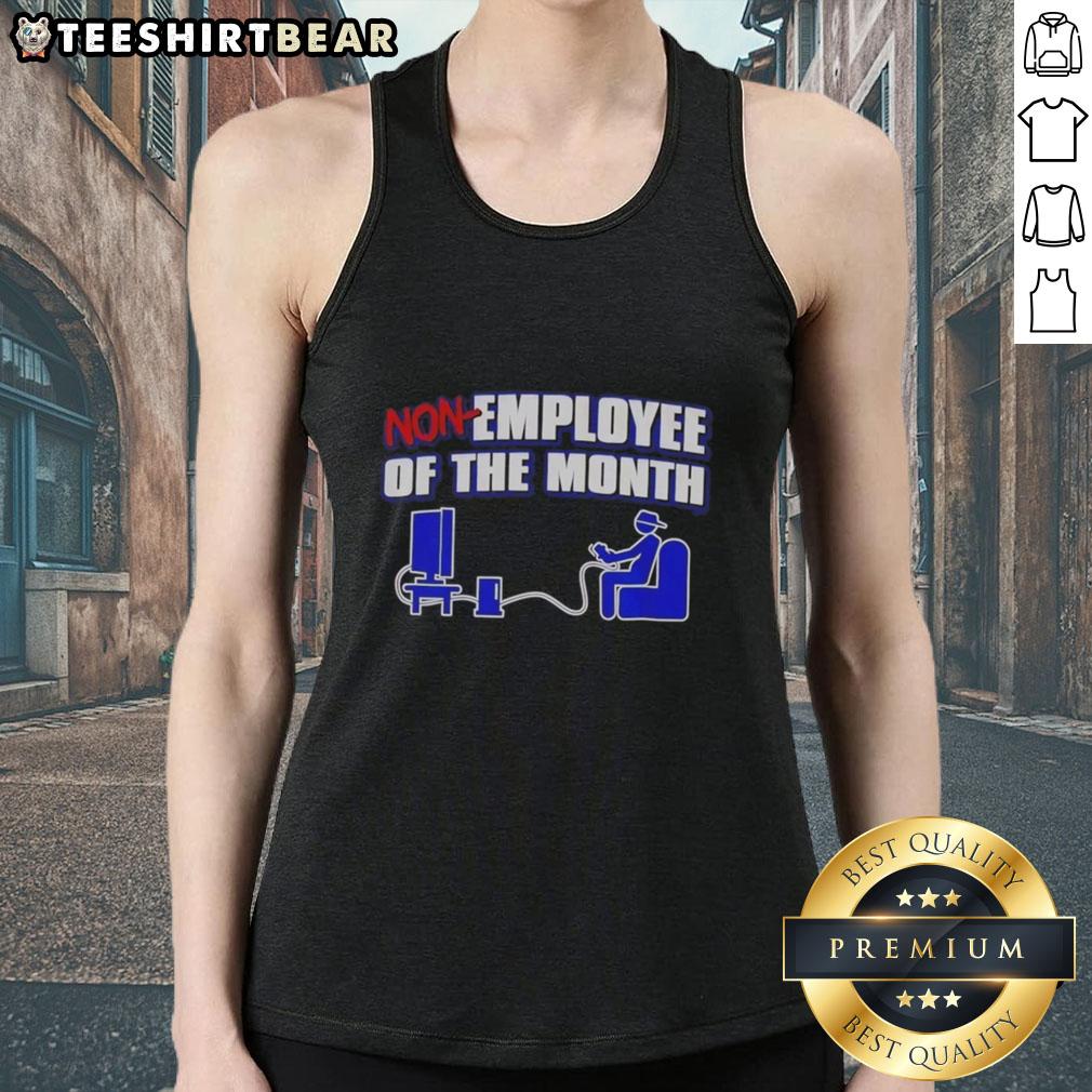 awesome-non-employee-of-the-month-tank-top Awesome Non-Employee of the Month tank top featuring a bold design, perfect for casual wear and celebrating individuality.