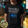Alt Text: Awesome OKC Thunder 2026 Playoffs Honor The Moment T-Shirt featuring team colors and logo, perfect for fans.