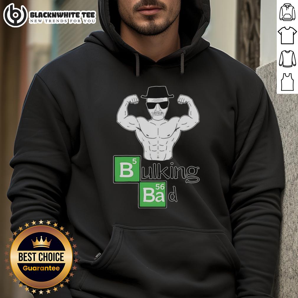 Awesome Old Man Muscular Posing Bicep Bulking Bad Hoodie Muscular old man posing bicep in a Bad hoodie, showcasing strength and fitness in an inspiring workout setting.