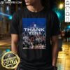 Awesome Philadelphia 76Ers Fans Thank You Poster T-Shirt featuring vibrant team colors and a bold graphic design.