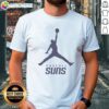Awesome Phoenix Suns NBA Jordan logo T-shirt featuring vibrant colors and stylish design for basketball fans.