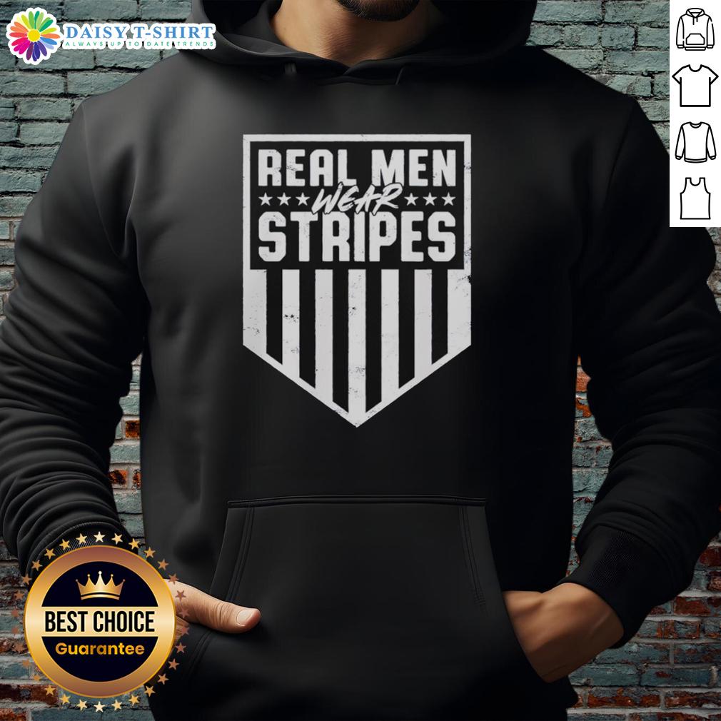 Awesome Real Men Wear Stripes Hoodie Awesome Real Men Wear Stripes Hoodie in stylish design, perfect for casual wear and showcasing confidence.