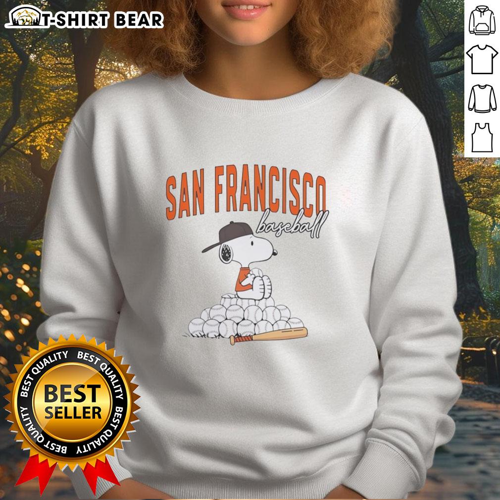 Awesome Snoopy San Francisco Giants Baseball Sweatshirt Awesome Snoopy San Francisco Giants baseball sweatshirt featuring vibrant colors and a playful design.