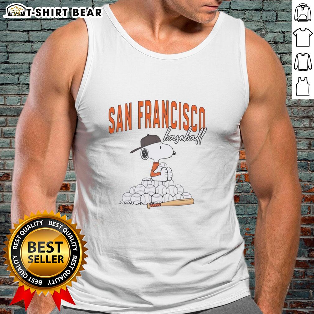 Awesome Snoopy San Francisco Giants Baseball Tank Top Awesome Snoopy San Francisco Giants baseball tank top featuring a vibrant design of Snoopy in team colors.