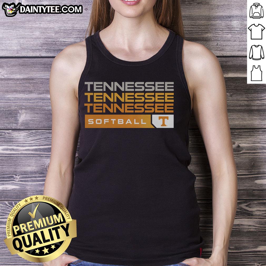 awesome-tennessee-volunteers-college-softball-hype-tank-top Alt Text: Awesome Tennessee Volunteers college softball hype tank top in orange, perfect for fans and athletes at games.