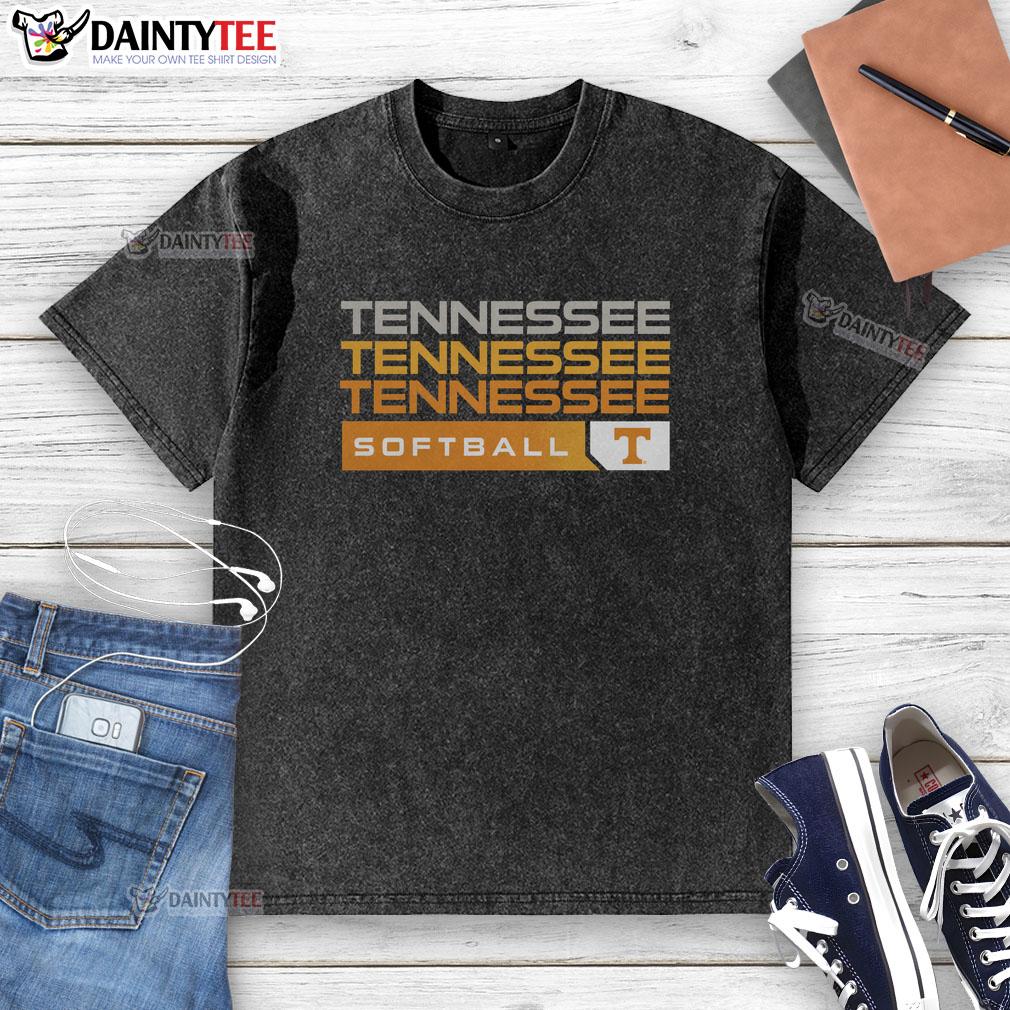 awesome-tennessee-volunteers-college-softball-hype-washed-t-shirt Awesome Tennessee Volunteers college softball hype washed t-shirt in orange, featuring team logo and vintage design.