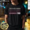 Awesome Texas A&M Aggies College Baseball Hype T-Shirt featuring vibrant team colors and bold graphics for fans.