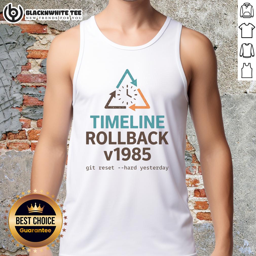Awesome Timeline Rollback V1985 Tank Top Awesome Timeline Rollback V1985 Tank Top featuring a retro design, perfect for casual wear and vintage enthusiasts.