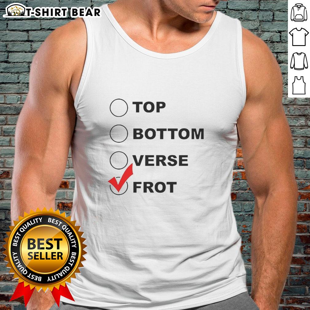 Awesome Top Bottom Verse Frot Tank Top Stylish Awesome Top Bottom Verse Frot Tank Top in vibrant colors, perfect for summer outfits and casual wear.
