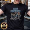 Awesome Utah Mammoth Super Mario Team Ice Hockey T-Shirt featuring colorful graphics and a fun gaming theme.
