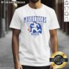 Awesome Xavier Musketeers Basketball 2026 logo t-shirt featuring a bold design in school colors, perfect for fans.
