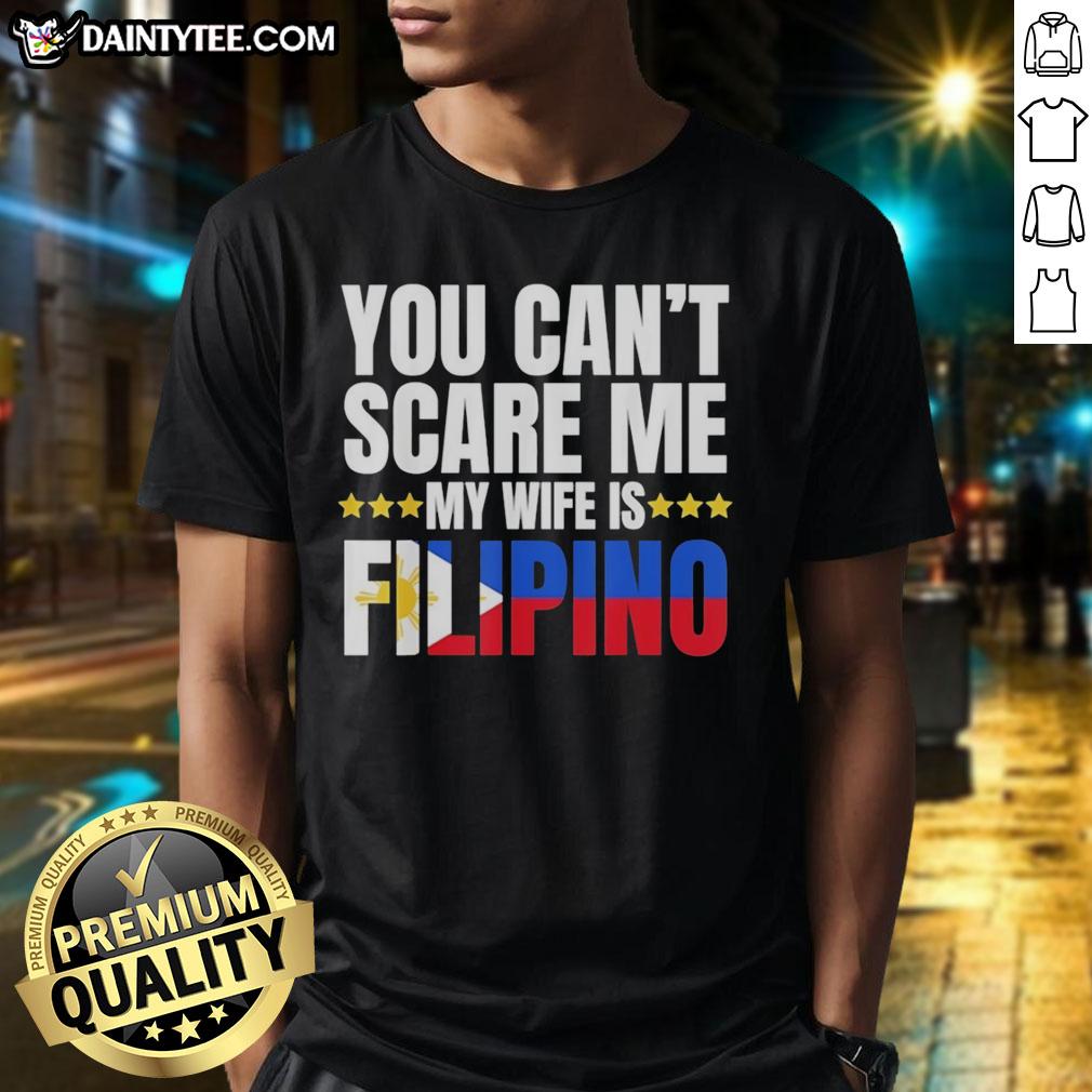 awesome-you-cant-scare-me-my-wife-is-filipino-t-shirt-1 Alt Text: Awesome 'You Can't Scare Me My Wife Is Filipino' T-Shirt showcasing humor and pride in Filipino culture.