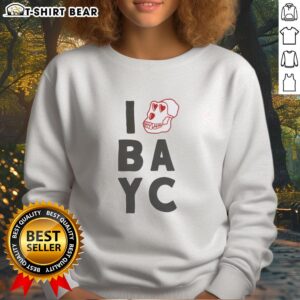 Premium I Love BAYC Skull Sweatshirt featuring a stylish skull graphic, perfect for streetwear enthusiasts.