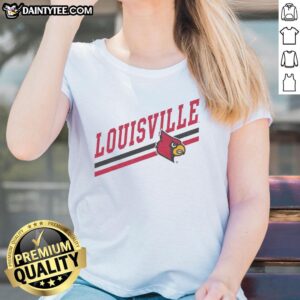 Awesome Louisville Sideline Ash Ladies Tee showcasing stylish design and comfortable fit for fans of Louisville sports.