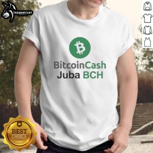Stylish Bitcoin Cash BCH T-Shirt featuring the global digital money crypto symbol, perfect for crypto enthusiasts.