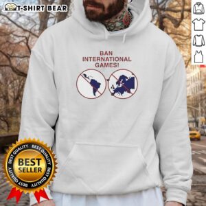 Awesome Ban International Games Hoodie featuring a stylish design and vibrant colors, perfect for sports enthusiasts.