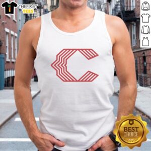 Premium Cincinnati Reds City Connect Cap Logo 23 Tank Top featuring vibrant team colors and stylish design.