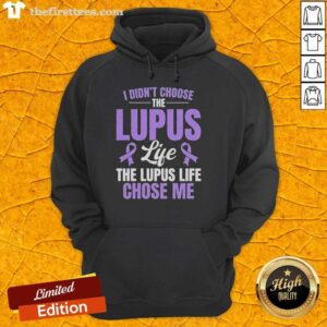 Pretty I Didn't Choose The Lupus hoodie showcasing a stylish design for lupus awareness and support.