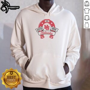 Hot Nebraska Lucky Horseshoe Ash Hoodie featuring a stylish design, perfect for cozy comfort and casual wear.