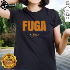 Good Fuga Tennessee Volunteers state outline ladies tee featuring vibrant colors and stylish design for fans.