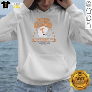Luke Combs University of Tennessee hoodie on display, featuring vibrant colors and the iconic logo, May 2, 2026.