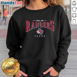 Alt Text: Vintage Texas Rangers royal sweatshirt featuring the classic logo, perfect for fans and stylish casual wear.