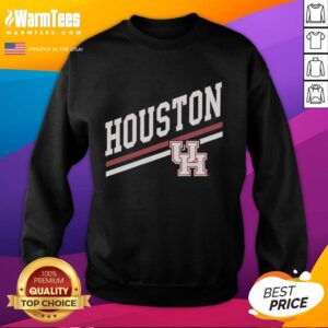 Premium Houston Sideline Red Sweatshirt featuring team logo and comfortable design for fans and athletes.