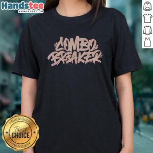 Premium Combo Breaker logo on a stylish ladies tee, perfect for gamers and fashion enthusiasts. Shop now!