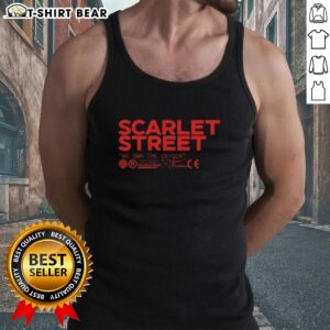 Hot scarlet street style tank top featuring 'We Own The Oxygen' graphic, perfect for summer fashion and casual outings.