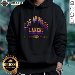 Los Angeles Lakers 2026 Playoffs Game 4 hoodie featuring vibrant team colors and logo, perfect for fans.