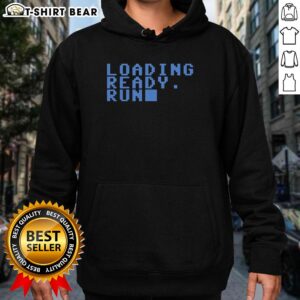 Official Loading Ready Run Hoodie featuring a stylish design, perfect for fans and gamers alike.