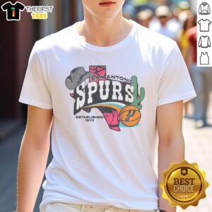 Pretty San Antonio Spurs Regional T-Shirt showcasing vibrant team colors and logo, perfect for fans and casual wear.