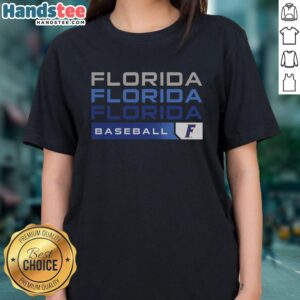 Stylish Florida Gators college baseball hype ladies tee in vibrant colors, perfect for fans supporting their team.