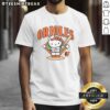 Alt Text: Cute Baltimore Orioles Hello Kitty T-Shirt featuring a playful design with Hello Kitty and Orioles logo, perfect for fans.