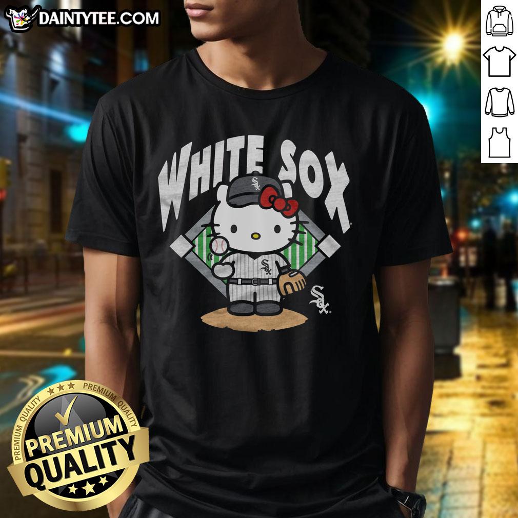 cute-chicago-white-sox-hello-kitty-t-shirt-1 Cute Chicago White Sox Hello Kitty T-Shirt featuring a playful design for fans of both baseball and Hello Kitty.