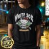 Cute Chicago White Sox Hello Kitty T-Shirt featuring a playful design for fans of both baseball and Hello Kitty.
